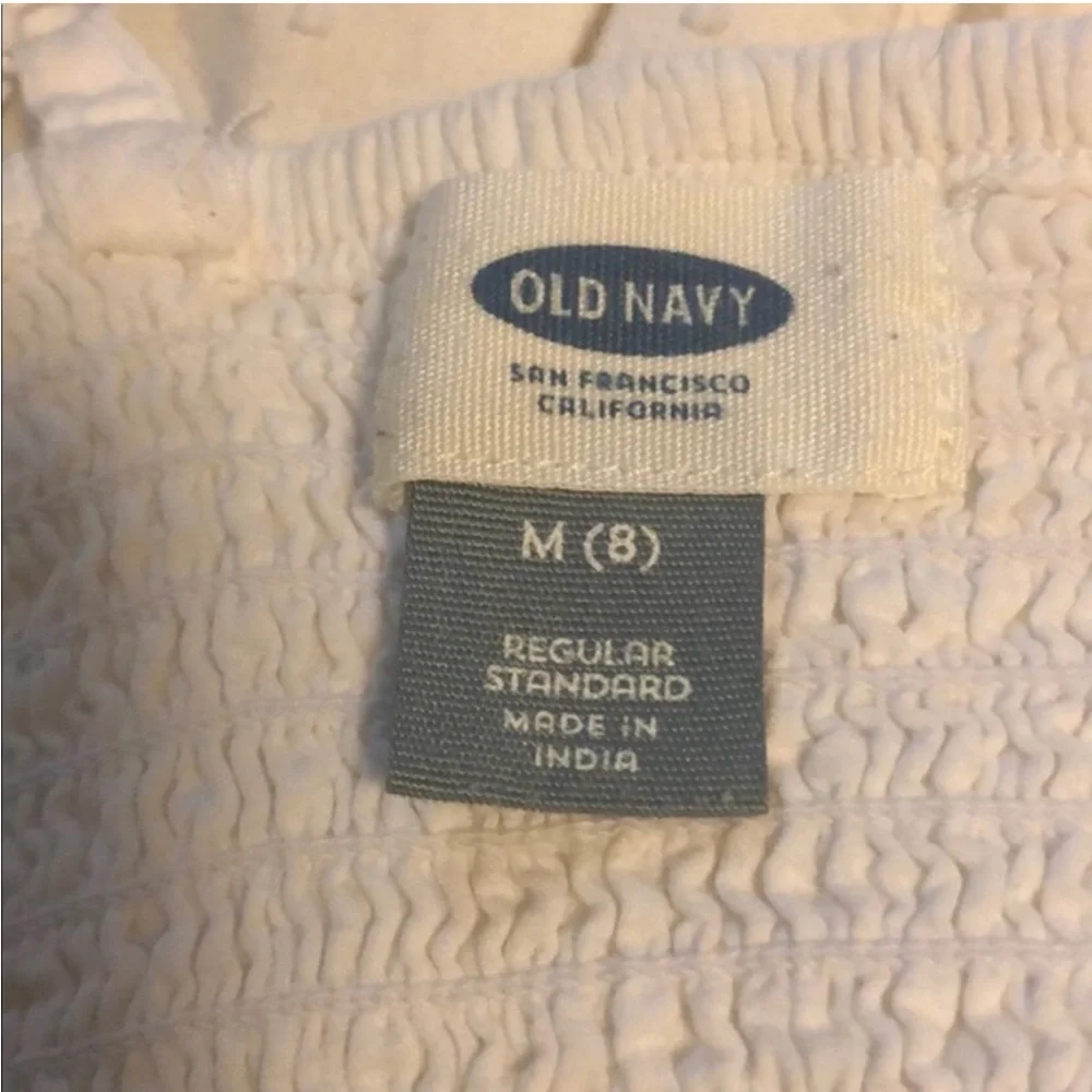 White old navy kids dress size 8